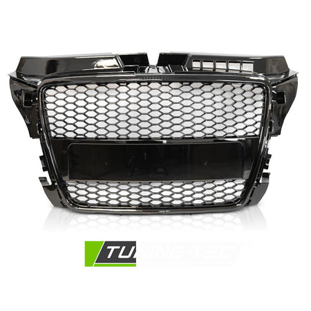 Griglia Sport Nero Lucido per Audi A3 (8P) 08-12 - Griglia Anteriore Sportiva