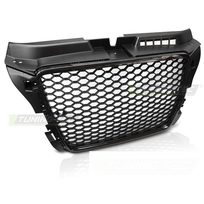 Griglia Sport Nero Lucido Pdc per Audi A3 (2008-2012) con PDC
