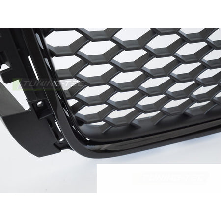 Griglia Sport Nero Lucido Pdc per Audi A3 (2008-2012) con PDC