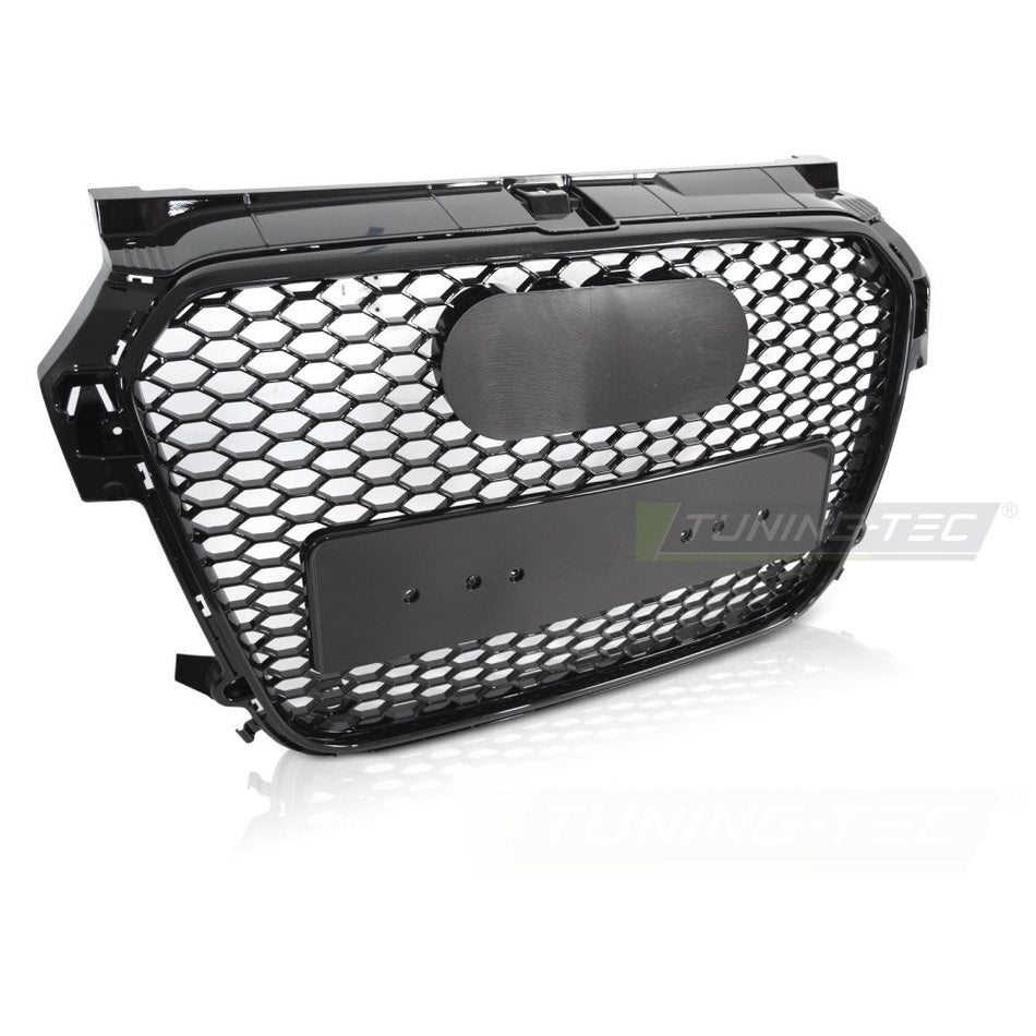 Griglia Sport Nero Lucido Pdc per Audi A1 8X (2010-2014) con PDC