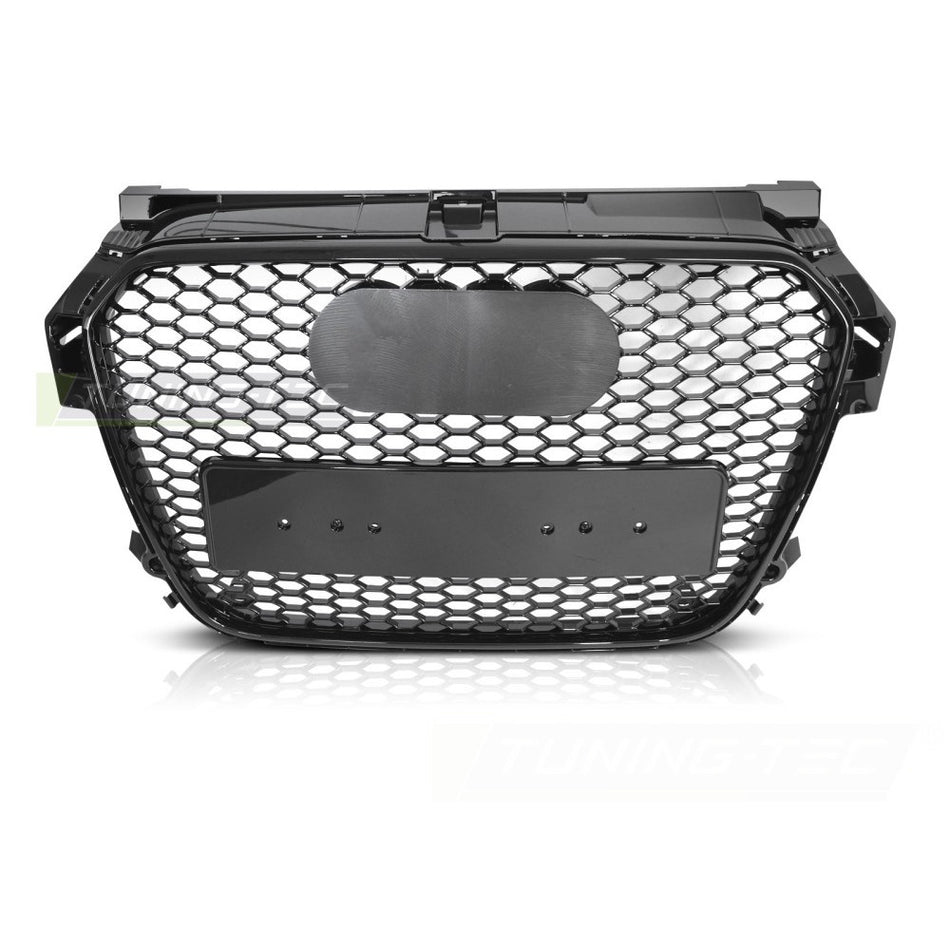 Griglia Sport Nero Lucido Pdc per Audi A1 8X (2010-2014) con PDC
