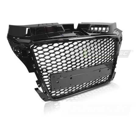 Griglia Sport Nero Lucido Pdc per Audi A3 8P (2008-2012) con PDC