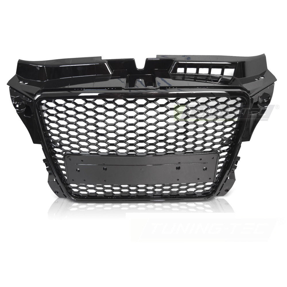 Griglia Sport Nero Lucido Pdc per Audi A3 8P (2008-2012) con PDC