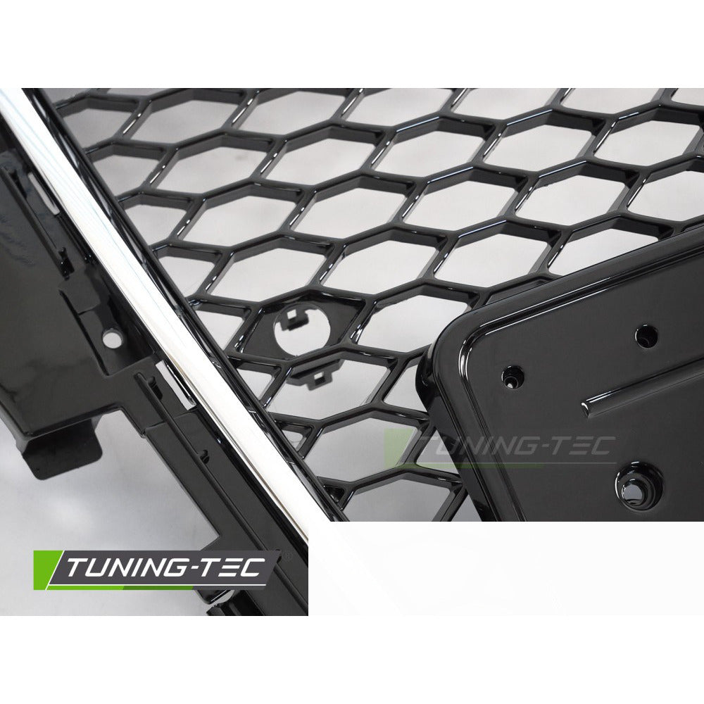 Griglia Sport Nero Cromato Pdc per Audi A3 8P (2008-2012) - Griglia Anteriore