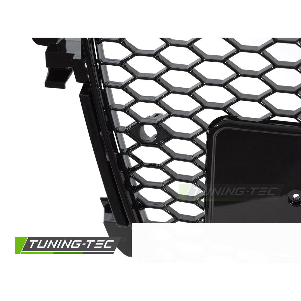 Griglia Sport Nero Lucido Pdc per Audi A4 B8 (2012-2015) con PDC