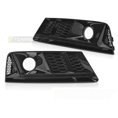 Fendinebbia Copertura Nero Lucido per Audi A4 B9 (2015-2019) Accessorio Tuning
