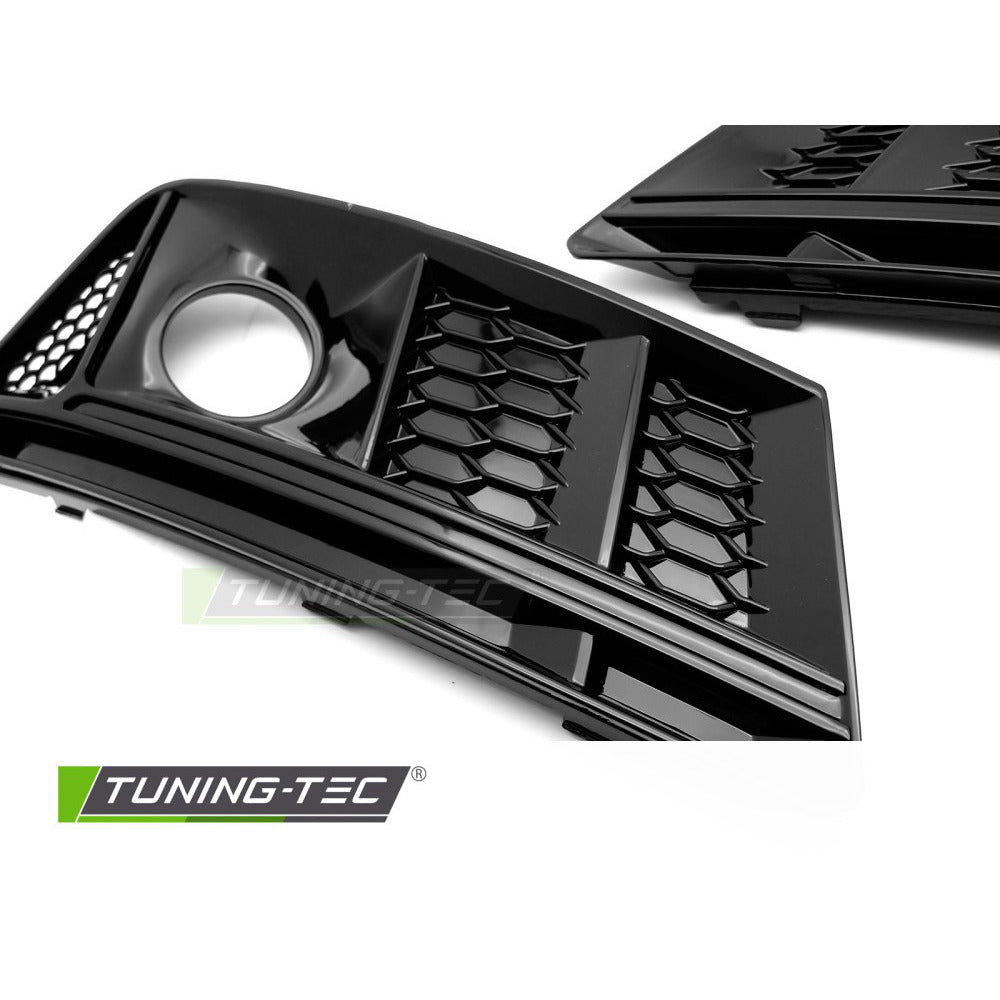 Fendinebbia Copertura Nero Lucido per Audi A4 B9 (2015-2019) Accessorio Tuning