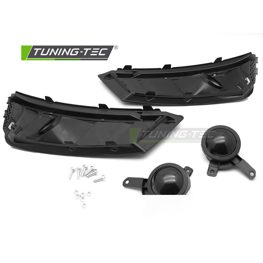 Fendinebbia Copertura Nero Lucido per Audi A4 B9 (2015-2019) Accessorio Tuning