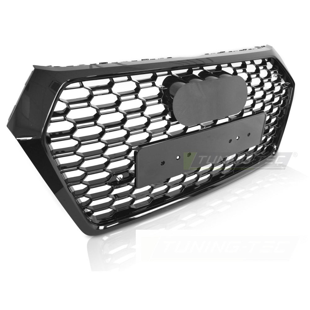 Griglia Sport Style Nero Lucido Pdc per Audi Q5 FY (2016-2020) con PDC