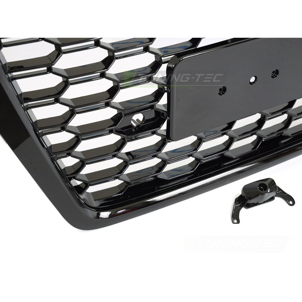 Griglia Sport Style Nero Lucido Pdc per Audi Q5 FY (2016-2020) con PDC