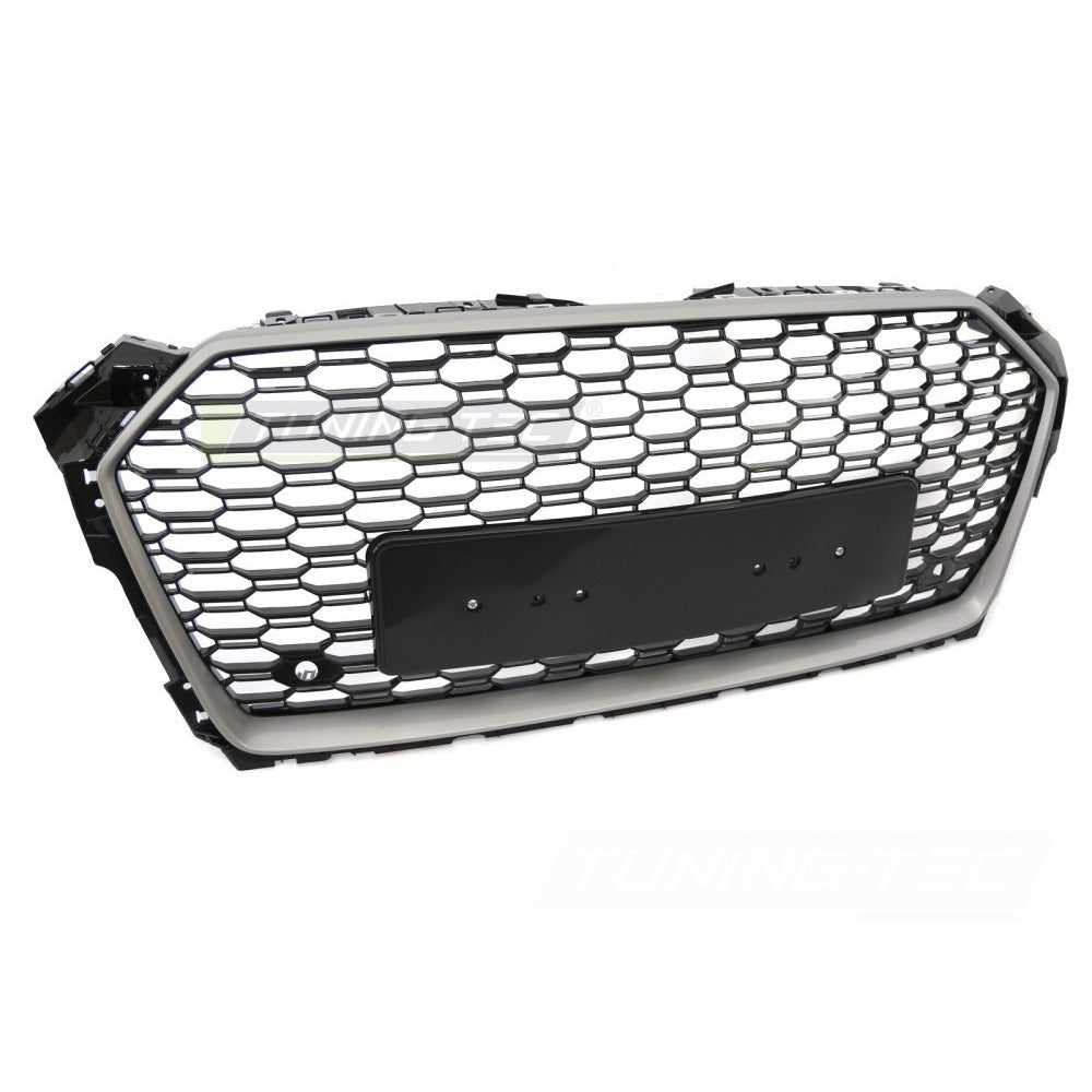 Griglia Sport Argento Nero Pdc per Audi A5 F5 (2016-2018) con PDC