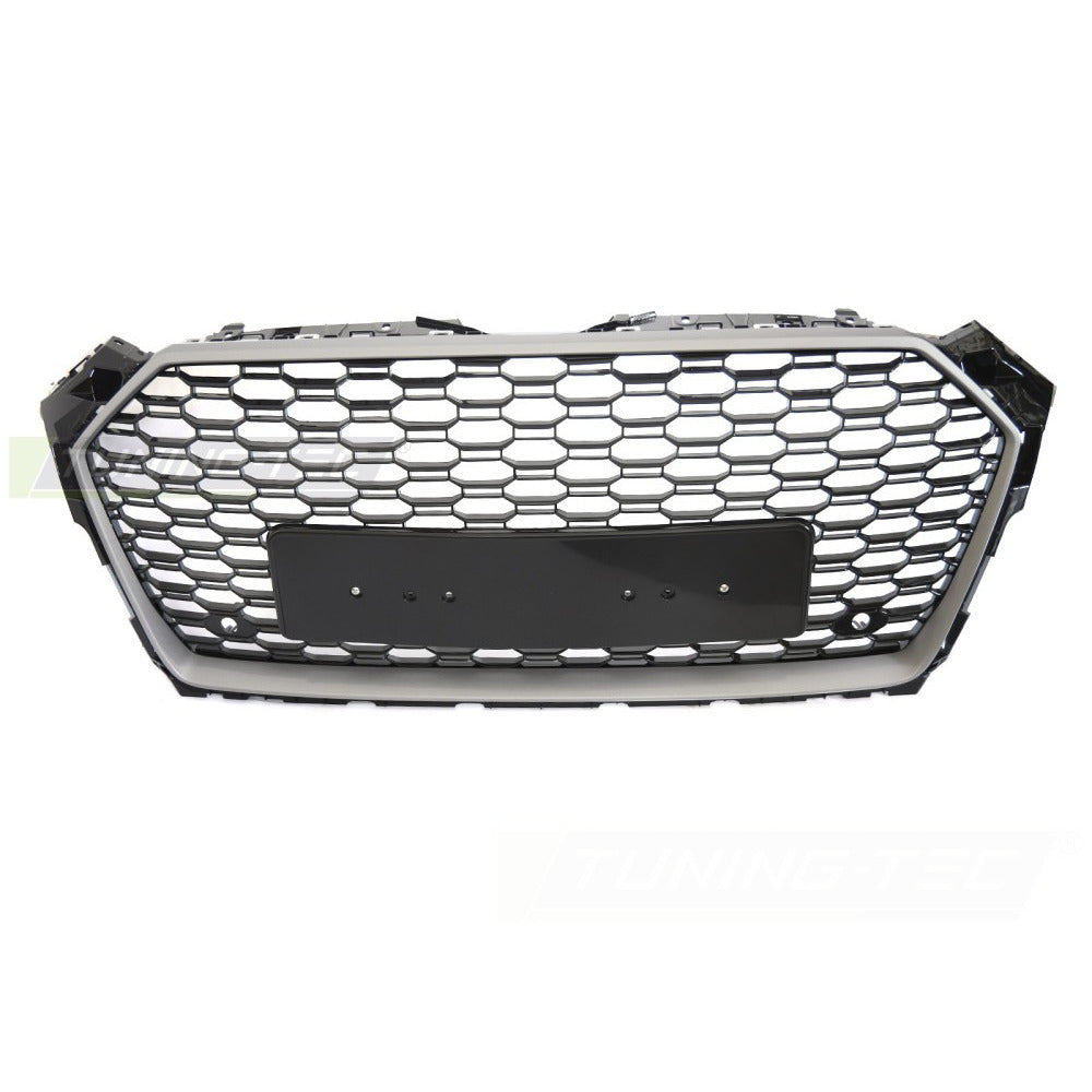 Griglia Sport Argento Nero Pdc per Audi A5 F5 (2016-2018) con PDC