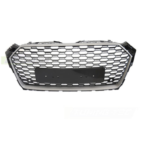 Griglia Sport Argento Nero Pdc per Audi A5 F5 (2016-2018) con PDC