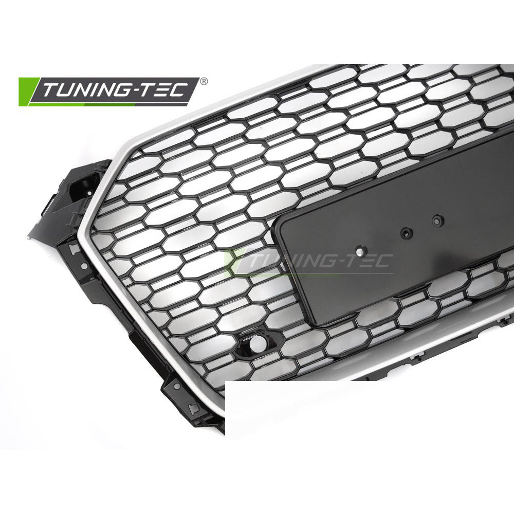 Griglia Sport Argento Nero Pdc per Audi A5 F5 (2016-2018) con PDC