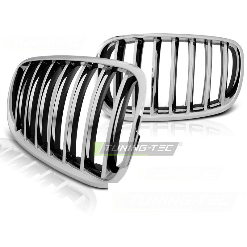 Griglia Cromato per BMW X5 E70 X6 E71 (2008 e Seguenti) - Sportiva