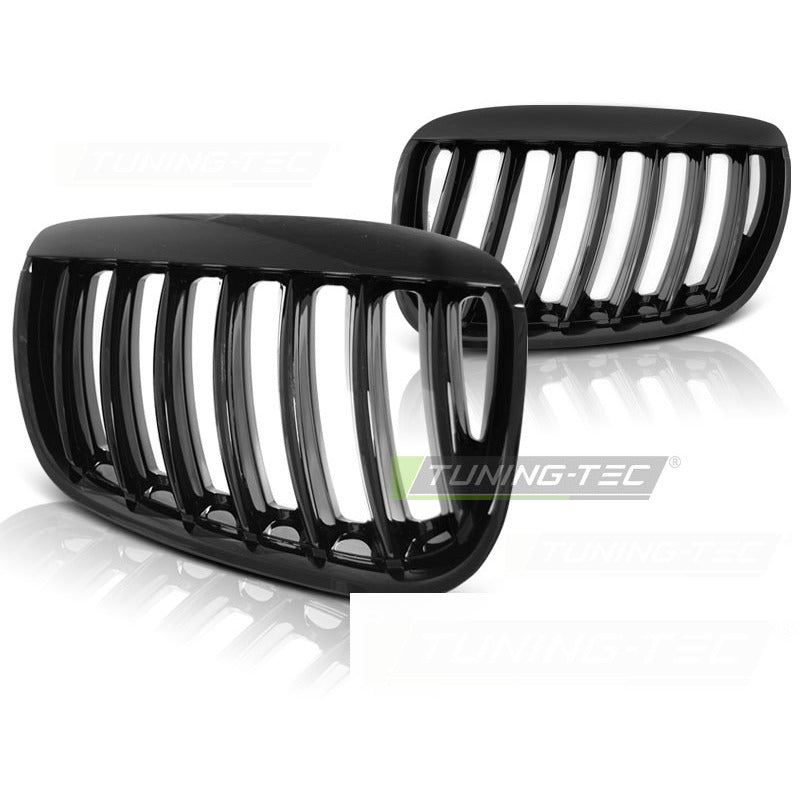 Griglia Nero Lucido per BMW X5 E53 (2004-2006) - Griglia Sportiva Anteriore