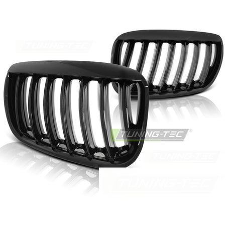 Griglia Nero Lucido per BMW X5 E53 (2004-2006) - Griglia Sportiva Anteriore