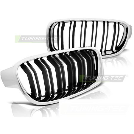 Griglia Cromato Nero Sport Look per BMW Serie 3 F30 (anni 10.11-)
