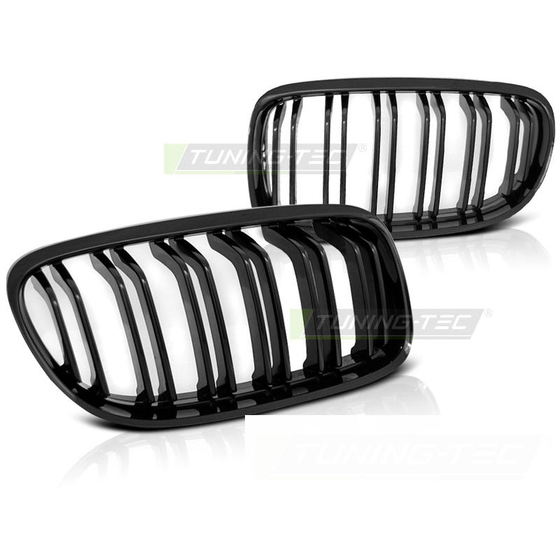 Griglia Nero Lucido Doppio Bar Sport Look per BMW Serie 3 E90/E91 (09-)