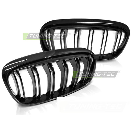 Griglia Nero Lucido Doppio Bar per BMW F45/F46 (2014-2018) - Sportiva