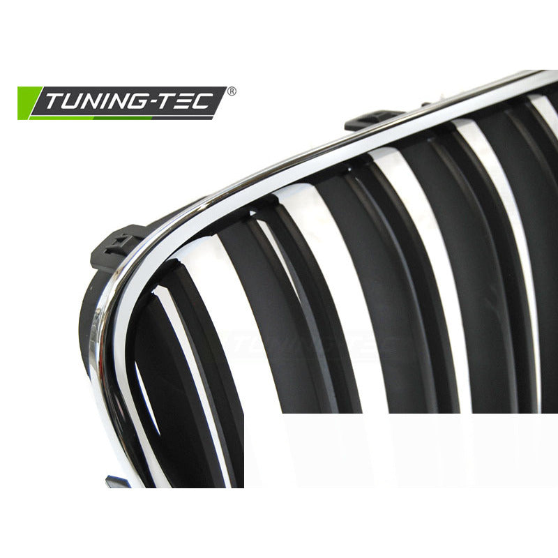 Griglia Cromato Nero Doppio Bar per BMW F01 (2009-2015) - Griglia Sportiva