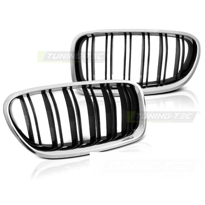 Griglia Cromato Nero Lucido Sport Look per BMW Serie 5 F10 (2010-2016)