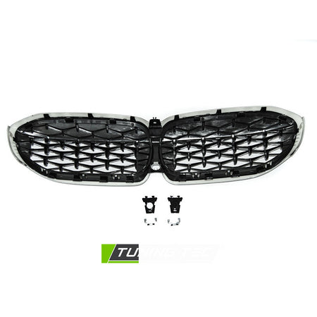 Griglia Diamond Nero Lucido per BMW G20/G21 (2019-2022) - Griglie Sportive