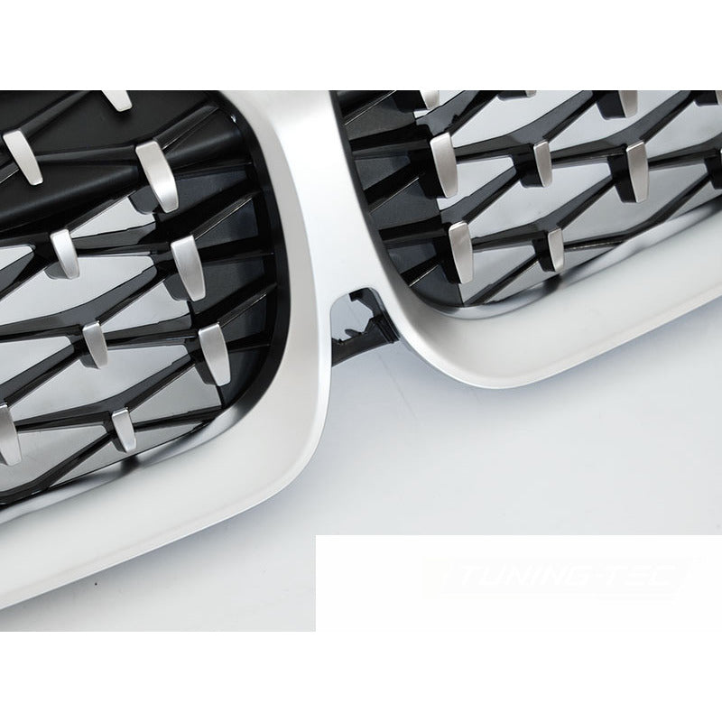 Griglia Diamond Argento per BMW G20/G21 (anni 2019-2022) Griglia Aerazione