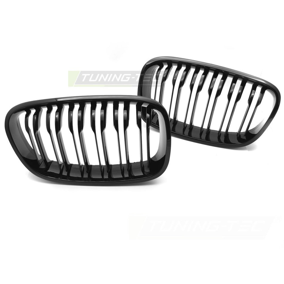 Griglia Sport Nero Lucido Doppio Bar per BMW Serie 1 F20 (11-14)