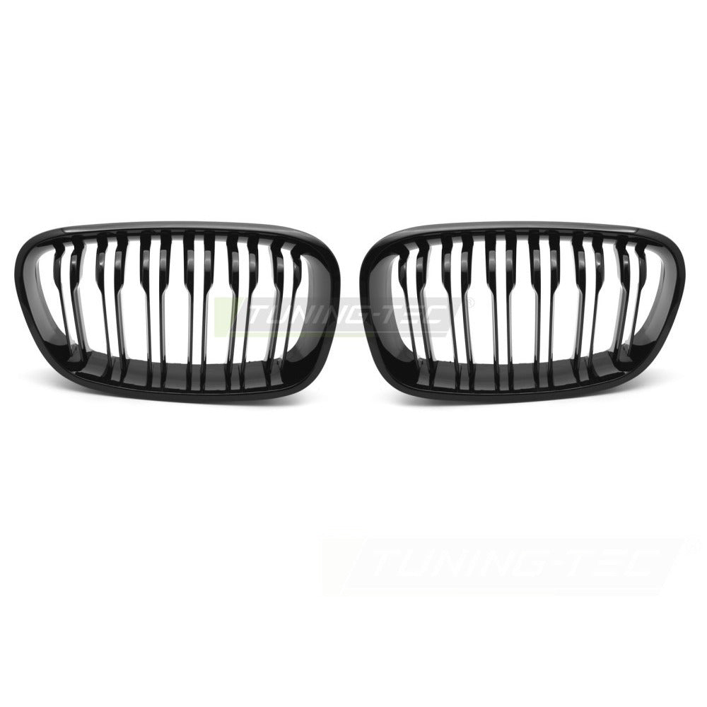 Griglia Sport Nero Lucido Doppio Bar per BMW Serie 1 F20 (11-14)