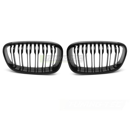 Griglia Sport Nero Lucido Doppio Bar per BMW Serie 1 F20 (11-14)