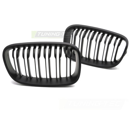 Griglia Sport Nero Opaco Doppio Bar per BMW Serie 1 F20 (11-14)