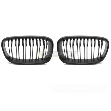 Griglia Sport Nero Opaco Doppio Bar per BMW Serie 1 F20 (11-14)