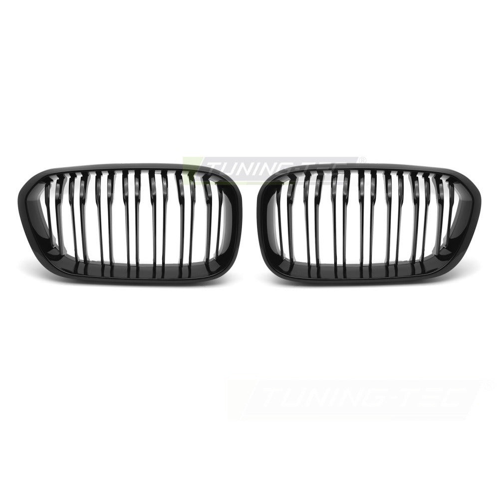 Griglia Sport Nero Lucido Doppio Bar per BMW Serie 1 F20 (2015-2018)