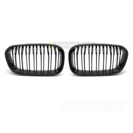 Griglia Sport Nero Lucido Doppio Bar per BMW Serie 1 F20 (2015-2018)