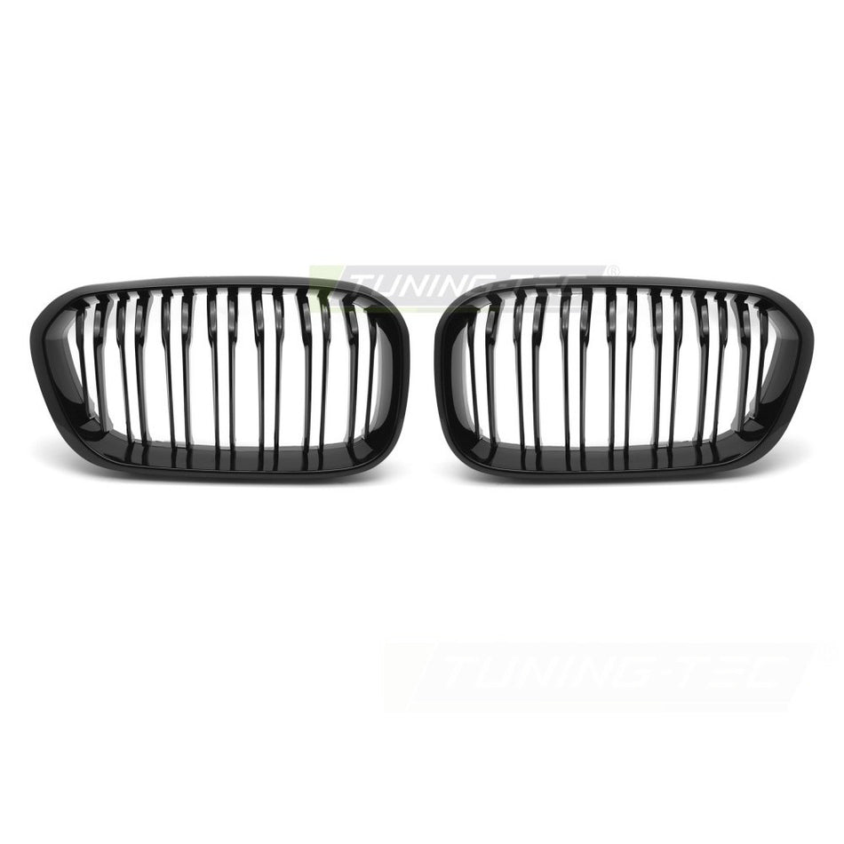 Griglia Sport Nero Lucido Doppio Bar per BMW Serie 1 F20 (2015-2018)
