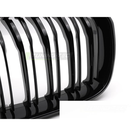Griglia Sport Nero Lucido Doppio Bar per BMW Serie 1 F20 (2015-2018)