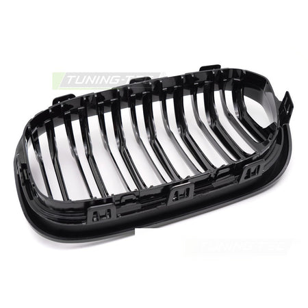 Griglia Sport Nero Lucido Doppio Bar per BMW Serie 1 F20 (2015-2018)