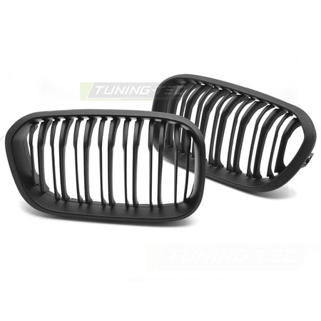 Griglia Sport Nero Opaco Doppio Bar per BMW Serie 1 F20 (anni 15-18)