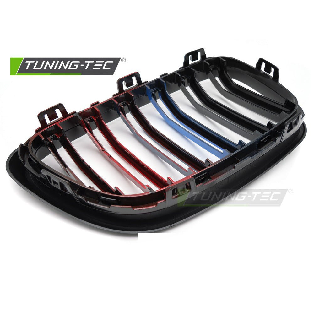 Griglia Sport Nero Tri-Colour Doppio Bar per BMW F22 (anni 2013-2021)