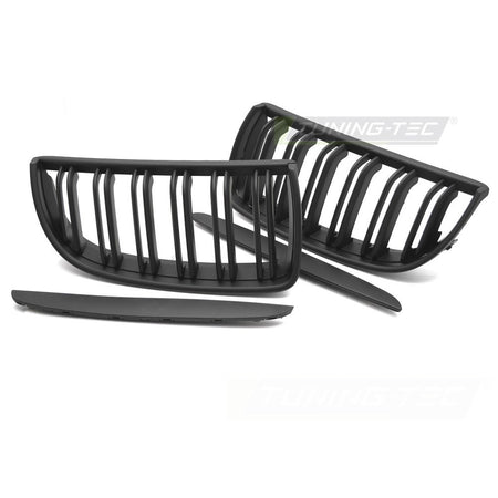 Griglia Sport Nera Opaca Doppia Barra per BMW Serie 3 E90 (05-08)