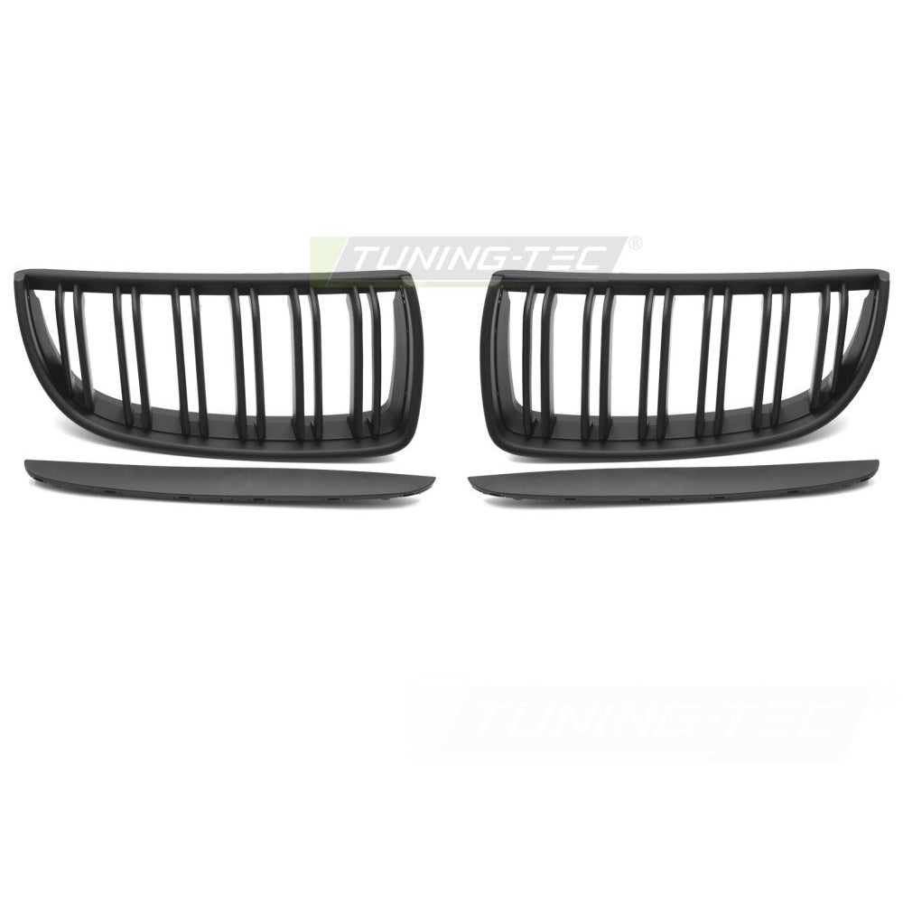 Griglia Sport Nera Opaca Doppia Barra per BMW Serie 3 E90 (05-08)