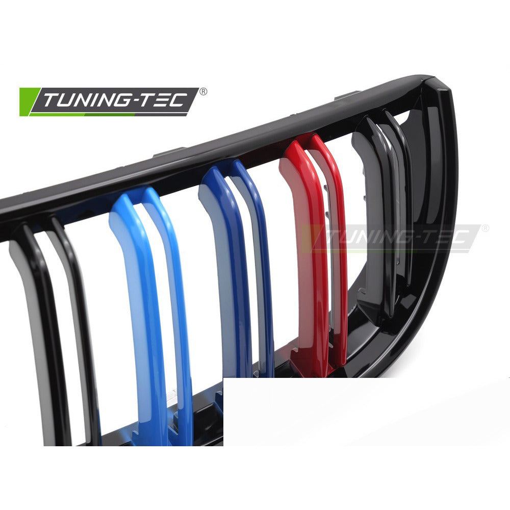 Griglia Sport Nero Lucido Tri-Colour Doppio per BMW Serie 3 E90/E91 05-08