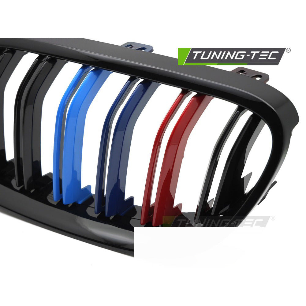 Griglia Sport Nero Lucido Tri-Colour Doppio Bar per BMW Serie 3 E92/E93 (10-13)