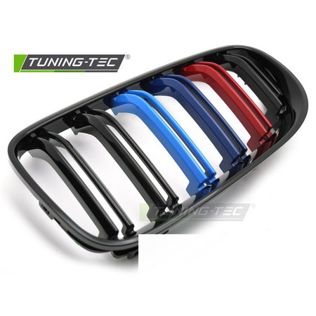 Griglia Sport Nero Lucido Tri-Colour Doppio Bar per BMW Serie 3 E92/E93 (10-13)
