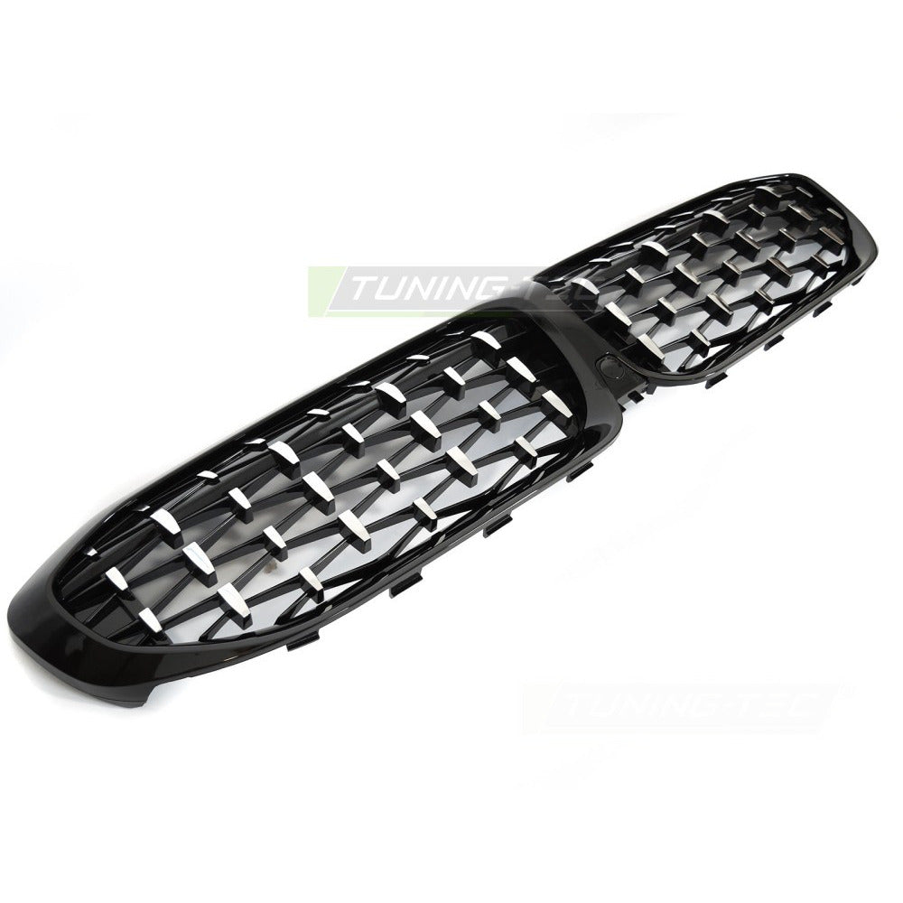Griglia Diamond Cromato Nero per BMW Serie 3 G20 (2019-2022) - Griglia Sportiva