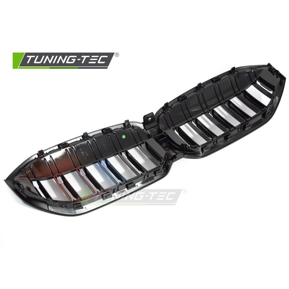 Griglia Sport Nero Lucido Tri-Colour Doppio Bar per BMW Serie 3 G20 (22-26)