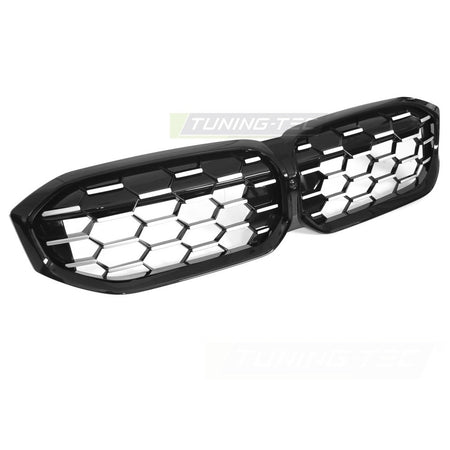 Griglia Diamond Argento Nero per BMW Serie 3 G20 (anni 22-26) - Sportiva
