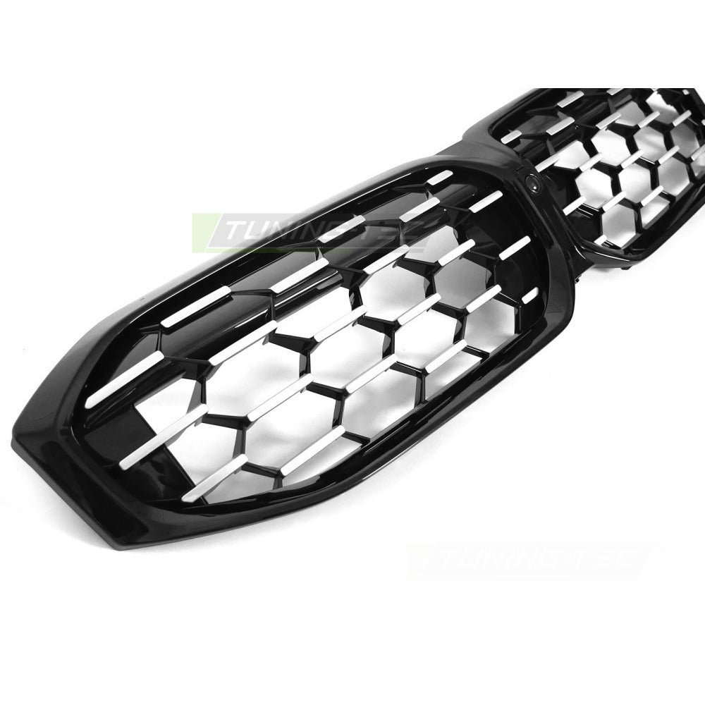 Griglia Diamond Argento Nero per BMW Serie 3 G20 (anni 22-26) - Sportiva