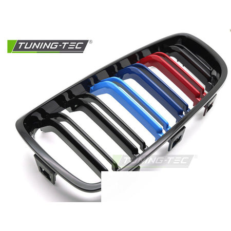 Griglia Sport Nero Lucido Tri-Colour Doppio Bar per BMW F32 (2013-2020)